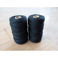 3 strand nylon rope price 3mm blue green color taian rope net